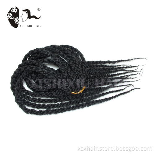 2016 High Quality diana Synthetic Hair 18inch 3d Cubic Senegalese Twist Braid